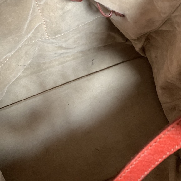 Brahmin Flower Toasted Almond Collection Shoulder Bag Leather Croc Print Purse - Picture 16 of 16